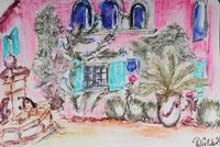 12_Villa bei Grasse (Postkarte)