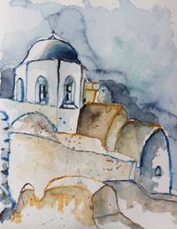 Kirche auf einer griechischen Insel 2015 (29 x 39)